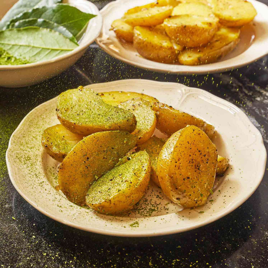 Potatoes with Fresh Bay Leaf